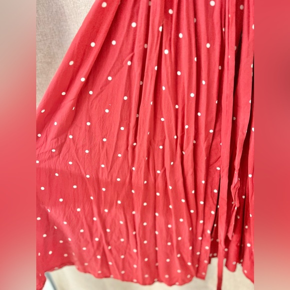 Old Navy Wrap Front Polka Dot Midi dress - Picture 6 of 6